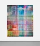 Bernard Frize, Leu, 2015, acrylic and resin on canvas