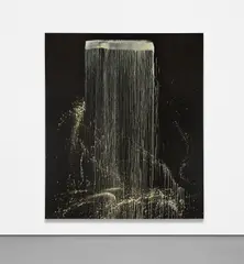 Pat Steir, Summer Waterfall, 2007-2018, oil on canvas