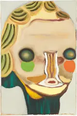 Untitled by Izumi Katō, 2012, oil on canvas, sold Nov 2019