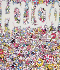 HOLLOW by Takashi Murakami, 2015, acrylic on canvas, sold Nov 2019