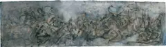 Untitled by Xie Jinglan, 1987, mixed media on paper, sold Nov 2019