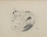 Léonard-Tsuguharu Foujita, Chat (Cat)