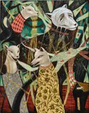 Rodel Tapaya, Untitled, 2008, acrylic on canvas