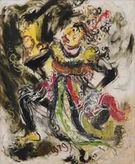 Affandi, Jauk Manis Dancer, 1979, oil on canvas