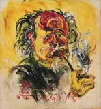 Affandi, Self Portrait, 1975, oil on canvas
