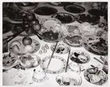 Restaurant Table by Andy Warhol, 1982, gelatin silver print, sold Nov 2019