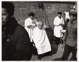 Outdoor Barbers by Andy Warhol, 1982, gelatin silver print, offered Nov 2019