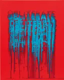 Mel Bochner, Obliterate, 2018, silkscreen