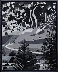 Jonas Wood, Untitled, 2018, 100% cashmere blanket