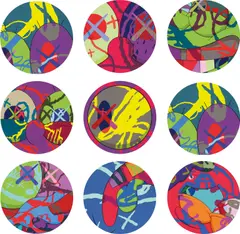 THE NEWS by Kaws, 2018, screenprint, sold Nov 2019