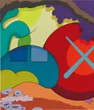 Kaws, YOU SHOULD KNOW I KNOW, 2015, screenprint