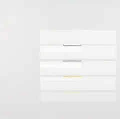 Richard Lin Show Yu, Three Four Five, 1969, oil and aluminium on canvas