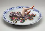 Liu Jianhua, Polychrome Ceramic Series – “Games", 2000, polychrome ceramic