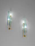 Max Ingrand, Pair of ‘Dahlia’ wall lights, model no. 1461