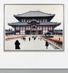 Todai-Ji, Daibutsu-Den, Nara by Thomas Struth, 1996, colour coupler print face-mounted to plexiglas, sold May 2018