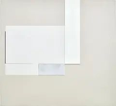 Richard Lin Show Yu, Painting Relief, 1963, oil, perspex and aluminium on canvas