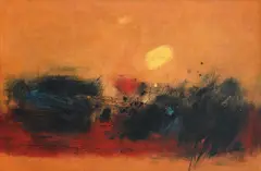 Cheong Soo Pieng, Nature’s Expression, 1963, oil on canvas