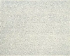 Park Seo-bo, Écriture No.96-75, 1975, pencil and oil on canvas