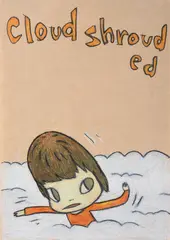 Cloud Shrouded by Yoshitomo Nara, 2007, coloured pencil and crayon on paper, sold Nov 2018
