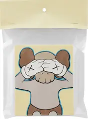 UNTITLED by Kaws, 2002, acrylic on canvas, plastic packaging, paper, sold Nov 2018