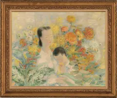 La Maternité by Le Pho, 1968, oil on canvas, sold Nov 2018