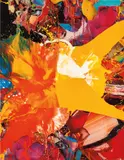 Arin Dwihartanto Sunaryo, We are Having a Blast, 2014, pigmented resin on digital print mounted on stainless steel panel