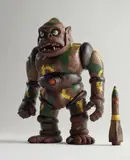 HxS, Mecha Gorilla Ju, 2018, painted soft vinyl
