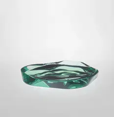 Vide-poche by Fontana Arte, 1950s, painted coloured glass, sold Nov 2018