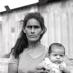 Blind Woman and Child, Colonia Nuevo Laredo, Mexico, April 19 by Laura Wilson, 1993, Gelatin silver print, offered Feb 2017