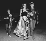 Laura Wilson, Homecoming Queen and Her boyfriend, Woodson, Texas, October 30