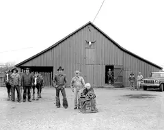 Laura Wilson, Watt Matthews, Rancher and His Sister, Lucile Brittingham, Lambshead Ranch, Albany, Texas, March 11, 1987, Gelatin silver print