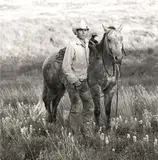 Laura Wilson, Mike McClelland, Cowboy, J.R. Green Cattle Company, Shackelford County, Texas, April 17