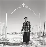 Laura Wilson, Brother Simon, Pine Ridge Indian Reservation, South Dakota, December 12, 1996, Gelatin silver print