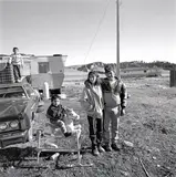 Laura Wilson, Oglala Sioux Family, The Pine Ridge Reservation, South Dakota, December 14, 1996, Gelatin silver print