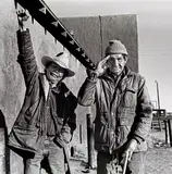 Laura Wilson, Two Oglala Sioux Men, Whiteclay, Nebraska, December 13, 1996, Gelatin silver print
