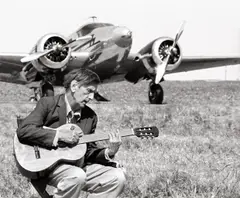 Laura Wilson, Harry Dean Stanton, Set of Wendell Baker Story, Circleville, Texas, September 22, 2003, Gelatin silver print