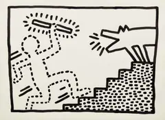 Keith Haring, Untitled, 1981, Sumi ink on paper
