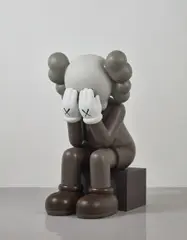 Seated Companion by Kaws, 2011, painted bronze, sold May 2017