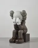 Seated Companion by Kaws, 2011, painted bronze, sold May 2017