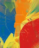 Damien Hirst, In a Spin, the Action of the World on Things, 2002, household gloss paint on canvas laid on fiberboard