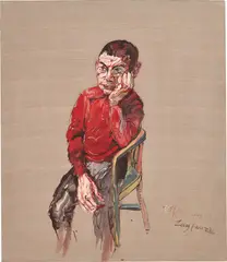 Portrait by Zeng Fanzhi, 2006, oil on canvas, offered May 2017