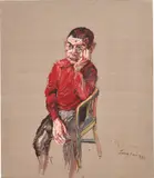 Portrait by Zeng Fanzhi, 2006, oil on canvas, offered May 2017