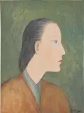 Chiu Ya-tsai, Portrait de Femme, 1994, oil on canvas