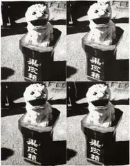 Chinese Stone Lion by Andy Warhol, 1982 – 1987, Four stitched gelatin silver prints, sold May 2017
