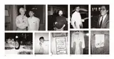 Nine works: (i) Andy Warhol and Bellboy; (ii) Restaurant Table; (iii) Joe d'Urso; (iv) Bellboy; (v) "Suggestion Please" Sign; (vi) Waiter; (vii) Bathrobe; (viii) Jeffrey Deitch; (ix) Hotel Bath Towels by Andy Warhol, 1982, Nine gelatin silver prints, offered May 2017