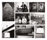 Eight works: (i) Coiled Incense; (ii) Ceiling Lamp; (iii) Fred Hughes; (iv) Natasha Grenfell and Alfred Siu; (v) Hong Kong Street (Truck); (vi) Sign: Cigarette Smoking is Hazardous to Health; (vii) Sofa and Table; (viii) Lamp by Andy Warhol, 1982, Eight gelatin silver prints, offered May 2017