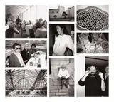 Nine works: (i) Restaurant; (ii) Restaurant; (iii) Ceiling; (iv) Modern Building; (v) Young Woman; (vi) Man in Turban; (vii) Wall Mosaic; (viii) Restaurant Table; (ix) Joe d'Urso and Christopher Makos by Andy Warhol, 1982, Nine gelatin silver prints, offered May 2017