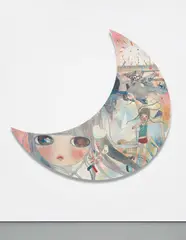I Found A New Road by Aya Takano, 2011, acrylic on canvas, sold Nov 2017