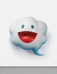 Takashi Murakami, Kumo-Kun (Mr. Cloud), 2003, oil, acrylic, fiberglass and iron