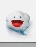 Kumo-Kun (Mr. Cloud) by Takashi Murakami, 2003, oil, acrylic, fiberglass and iron, sold Nov 2017